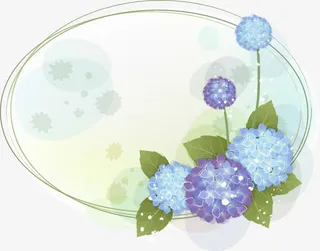 浪漫花朵花纹装饰免抠