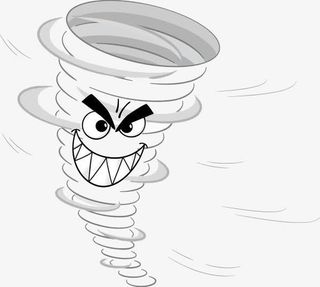 愤怒的龙卷风免抠