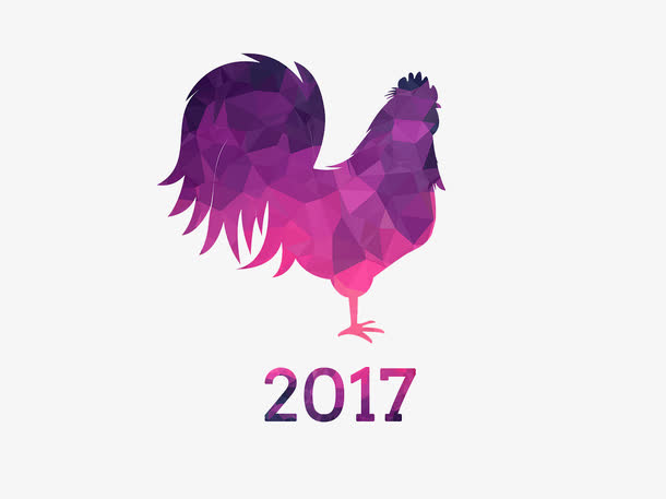 2017鸡年字体设计免抠