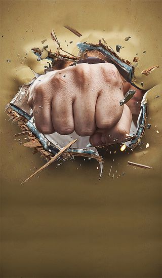 手破纸海报背景图高清