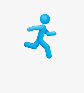 矢量奔跑的小人免抠