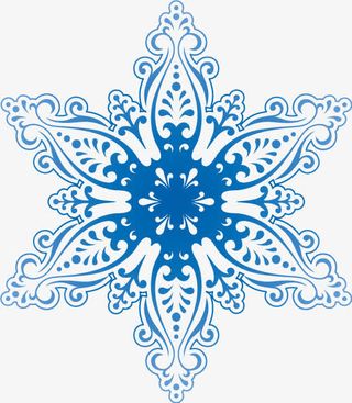 雪花免抠