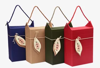 个性手提包装盒子免抠