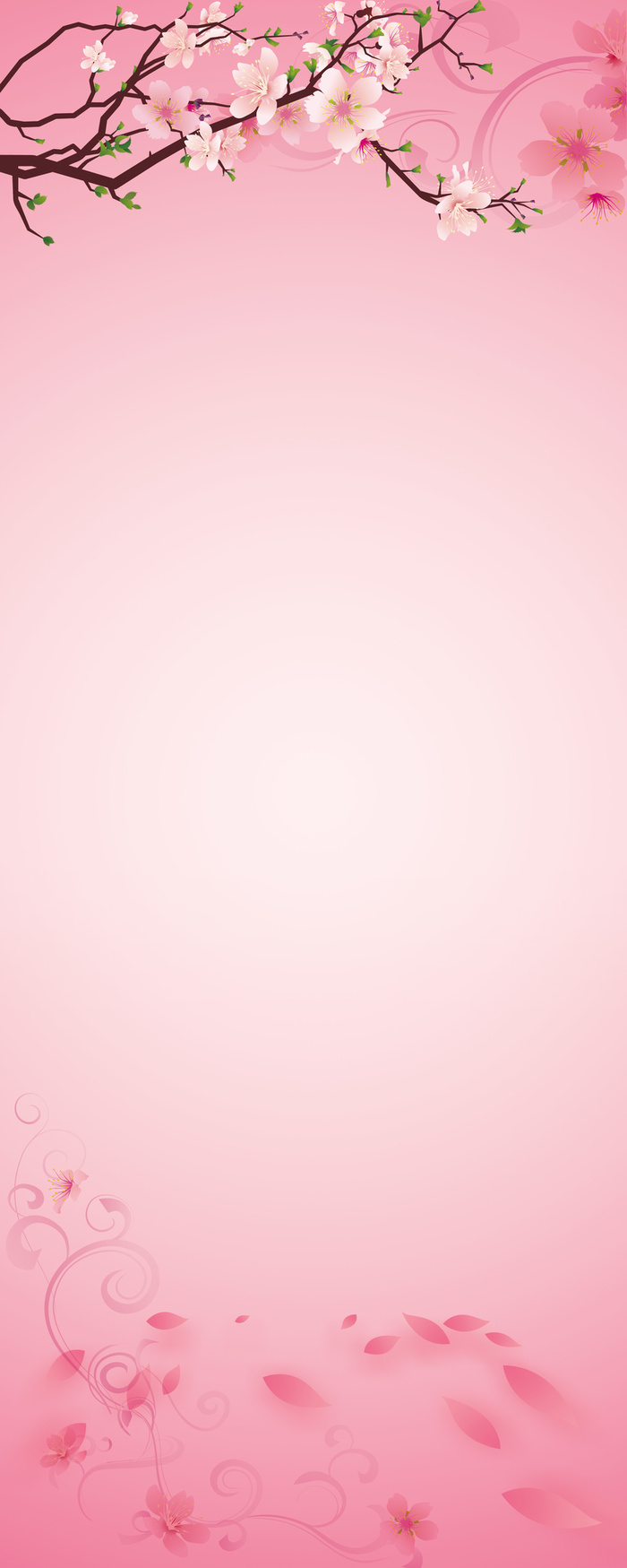 妇女节梅花背景海报素材高清