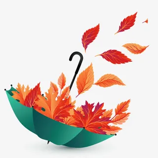 秋季落叶免抠