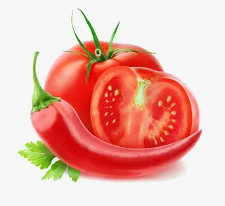 新鲜红色蔬菜免抠