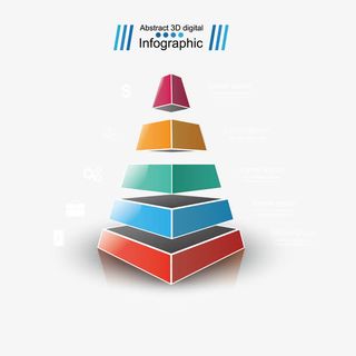 矢量彩色立体装饰免抠