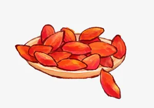 手绘枸杞免抠