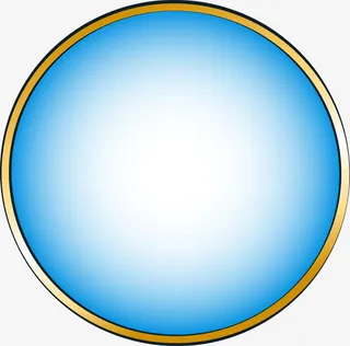 蓝色渐变光圈免抠