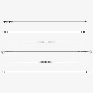 装饰线分割线免抠