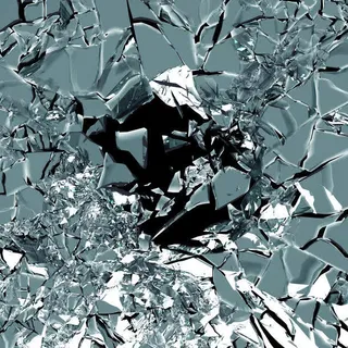 碎裂的玻璃背景