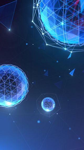 科技蓝色科幻H5背景高清