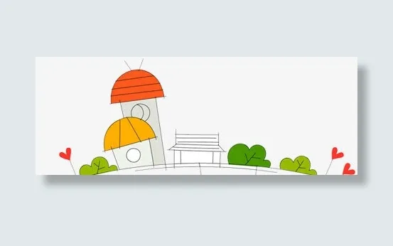 插画建筑免抠