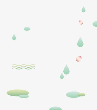 立夏手绘卡通装饰背景素材