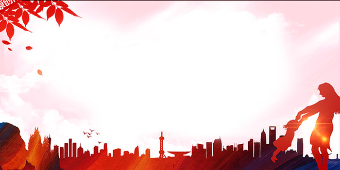 母亲节创意温馨海报背景图高清