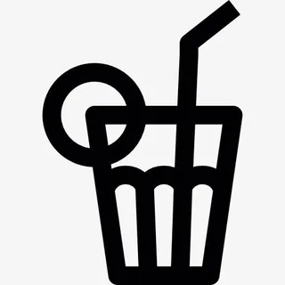 喝一杯新鲜图标免抠