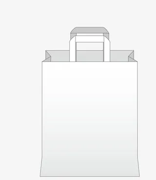 空白手提袋矢量图免抠