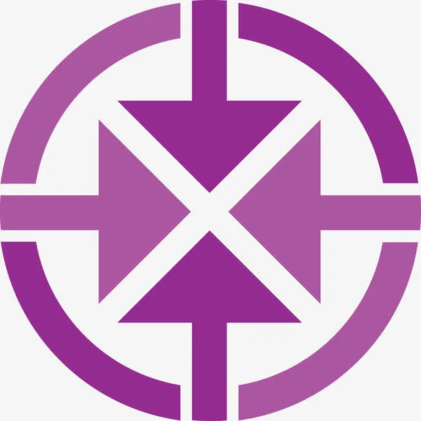 四个不同方向的箭头图标免抠