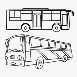 我们的大巴车免抠