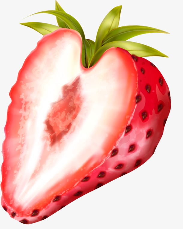 美味红色草莓免抠