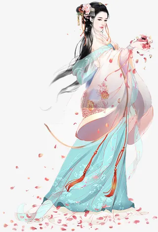 古代美女免抠