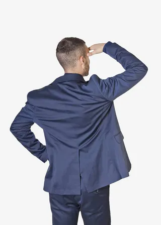 眺望的背影免抠