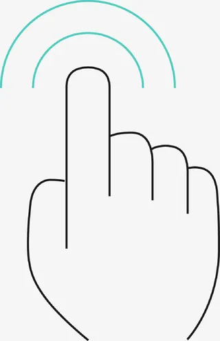 手指点击矢量素材图免抠