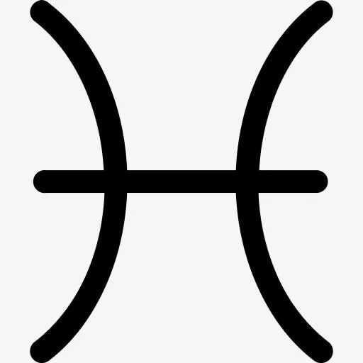 占星术星座双鱼座形状标志生肖天免抠