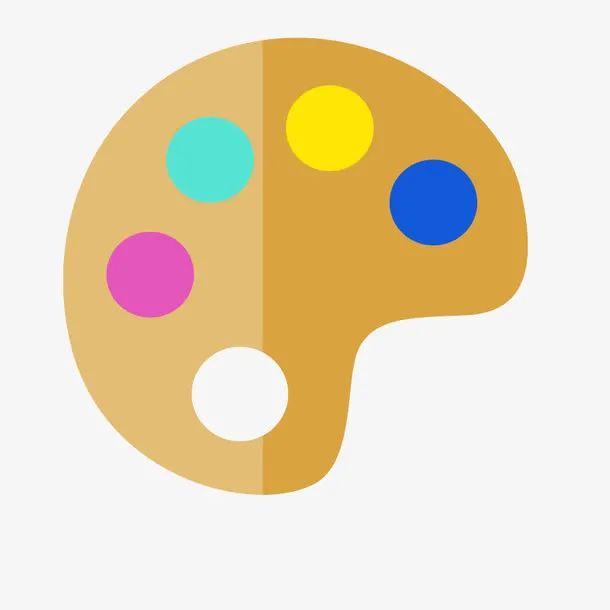 画画色板免抠