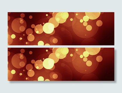 圆圈banner创意背景高清