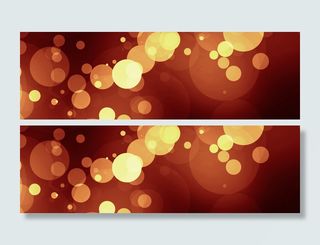 圆圈banner创意背景高清