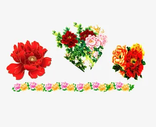 盛开的杜鹃花免抠