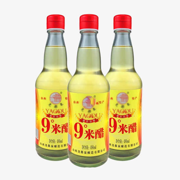 地方特产九度米醋免抠