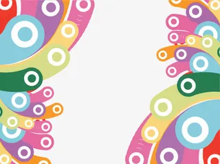 矢量小清新花纹背景素材