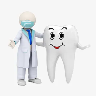 创意牙齿家庭人物素材免抠 创意牙齿家庭人物素材免抠