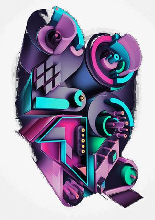 立体音响海报免抠