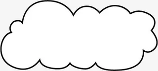 手绘的云朵免抠