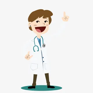 矢量女医生素材免抠