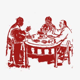 茶楼 交谈  古人   特色免抠