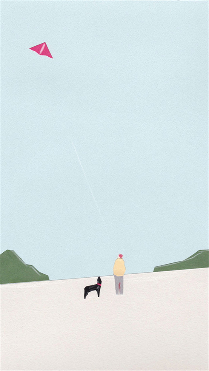 春天放风筝背景高清