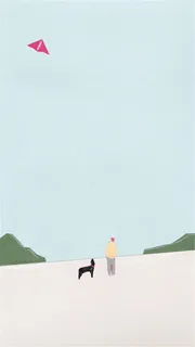 春天放风筝背景高清