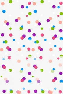 彩色圆点花纹底纹免抠
