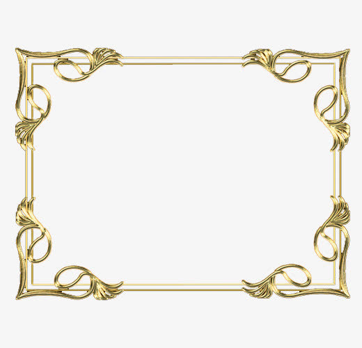 金属边框相框免抠