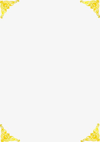 金色贺卡装饰免抠