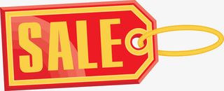 SALE吊牌矢量素材免抠
