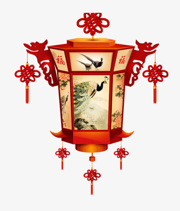 大红灯笼免抠