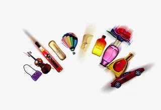 名媛奢侈品香水免抠