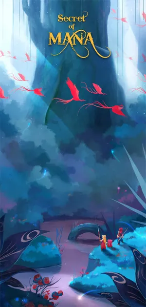 神秘蓝色电影海报免抠