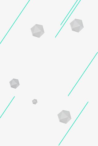 灰色几何体陨石卡通招聘免抠