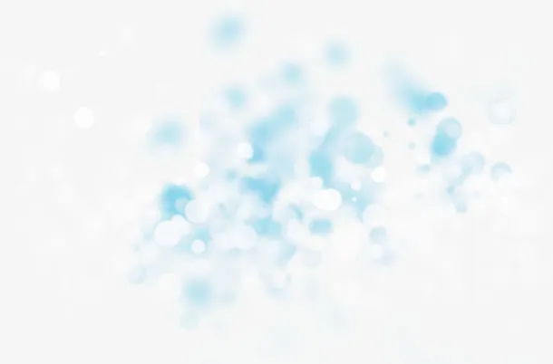 白蓝虚幻光斑素材免抠